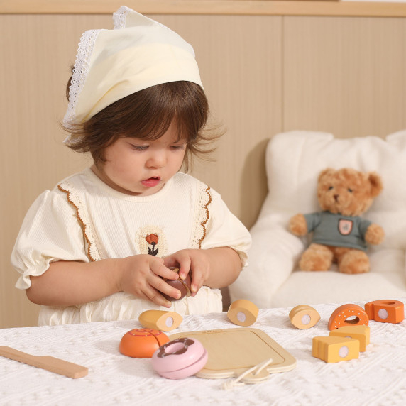 VIGA Wooden Breakfast Set – Little Baker