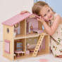 VIGA PolarB Large Wooden Dollhouse 17 pcs.
