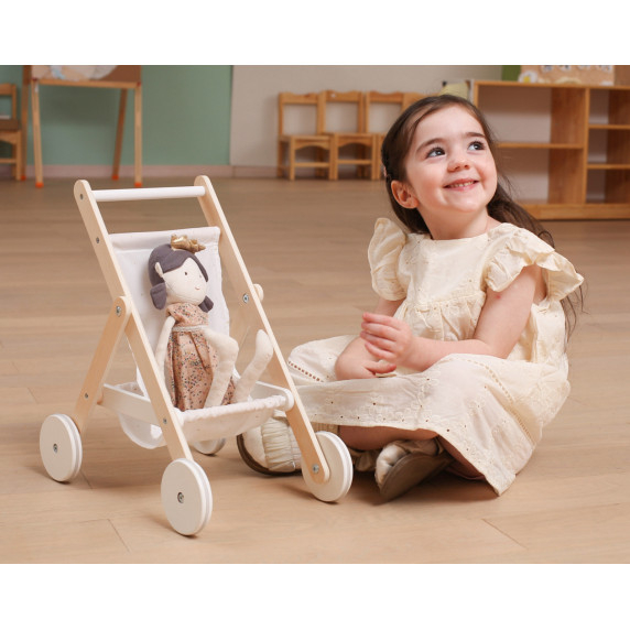 VIGA PolarB Wooden Doll Stroller