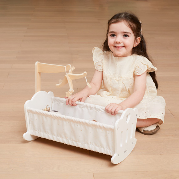 VIGA PolarB Wooden Doll Cradle