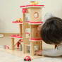 VIGA Wooden Parking for Cars with Elevator for 4 Cars and Helicopter