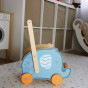 VIGA PolarB Wooden 2-in-1 Stroller, Walker, Elephant