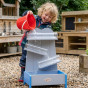 CLASSIC WORLD EDU Wooden Water Cascade Track with Pipes and Tank