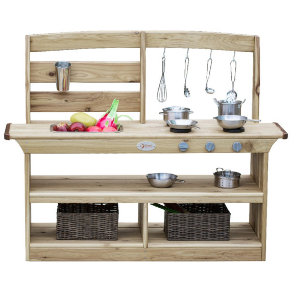 CLASSIC WORLD EDU Wooden Mud Kitchen Large Garden