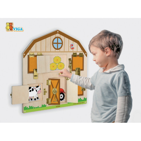 VIGA Wooden Board Farm Lockpicking FSC Certified