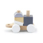VIGA Colorful Train with Pull-Along Cars