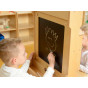 MASTERKIDZ Double-Sided Chalk and Dry Erase Board 2 in 1 Educational Wall Board Flex