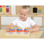 MASTERKIDZ Shape Sorter Montessori Geometric Blocks