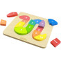 MASTERKIDZ Learning Numbers Counting Up to 10 Wooden Snake