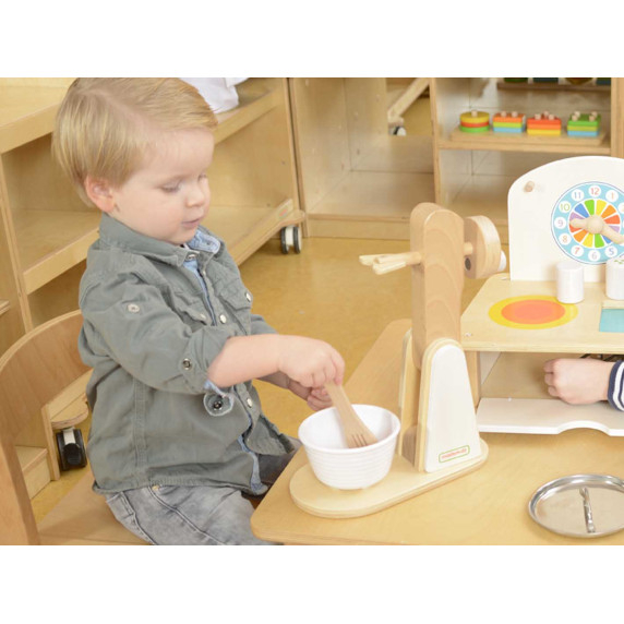 MASTERKIDZ Wooden Kitchen Mixer for Kids