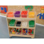 MASTERKIDZ Shelf on Wheels - 3 Shelves for STEM Board Accessories