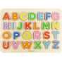 MASTERKIDZ Wooden Educational Board Alphabet Capital Letters Montessori