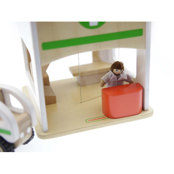 MASTERKIDZ Mini Hospital Wooden Model Set