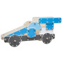 CLASSIC WORLD EDU Huge Wooden Construction Blocks Set Police Vehicles 89 pcs.