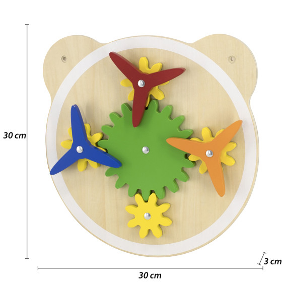VIGA Wooden Pinwheel Board FSC Montessori Certificate