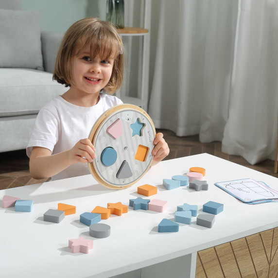 VIGA PolarB Shape and Color Matching Puzzle