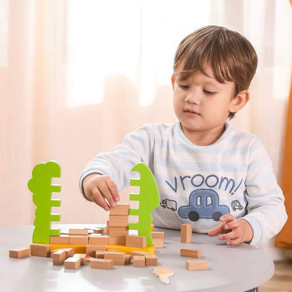VIGA Wooden Arcade Game Falling Acorn Puzzle