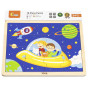 VIGA Wooden Puzzle Journey into Space 16 pieces