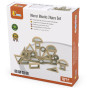 VIGA Wooden Mirror Blocks puzzle 24 pieces