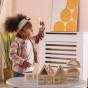 VIGA Wooden Mirror Blocks 16-piece puzzle