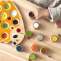 TOOKY TOY Wooden Hedgehog Puzzle Learning Shapes Colors Numbers