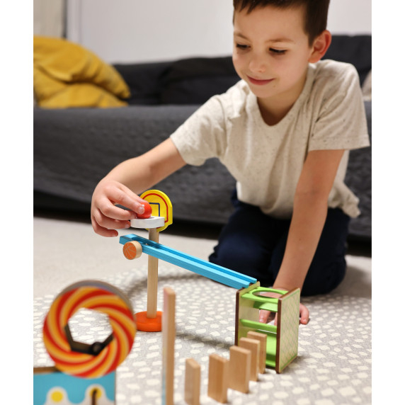 TOOKY TOY Domino Ball Track