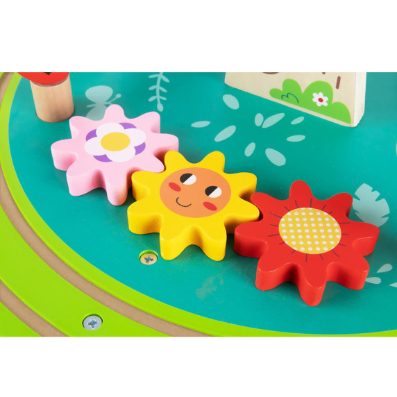 TOOKY TOY Wooden Activity Table Motor Loop
