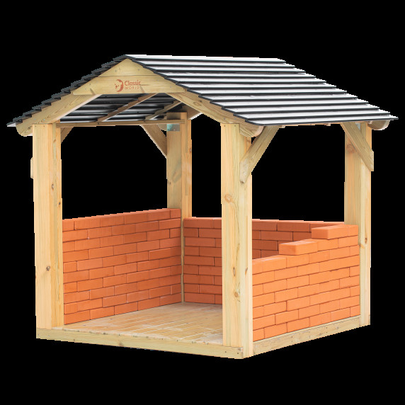 CLASSIC WORLD EDU Large Wooden Gazebo House