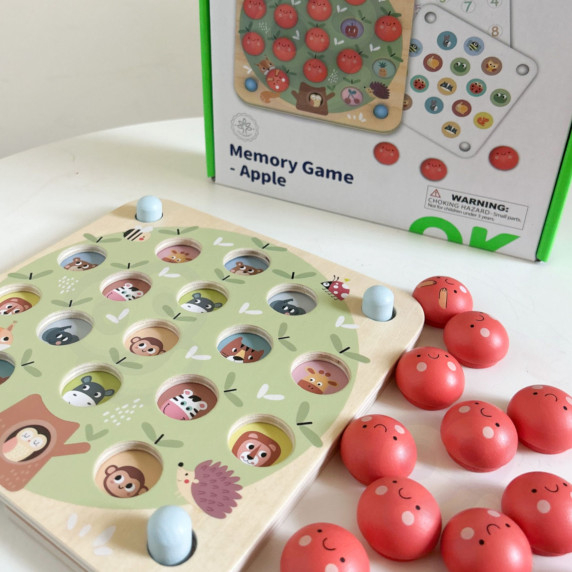 TOOKY TOY Memory Apple Memory Game