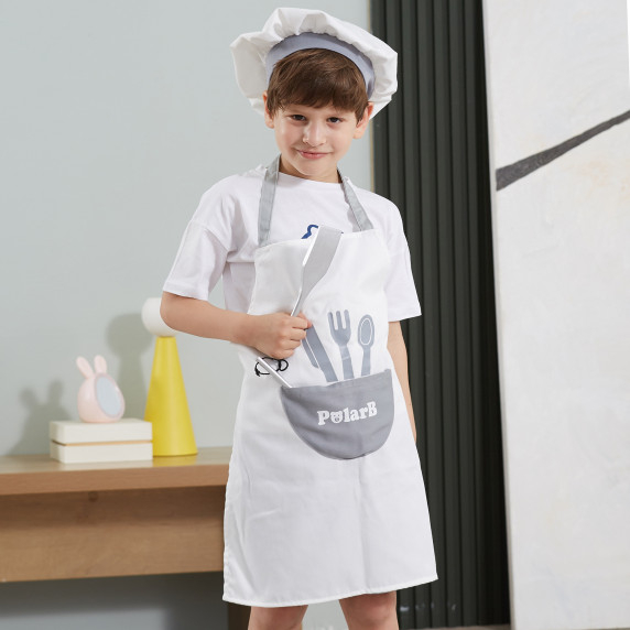 VIGA PolarB Chef's Costume Apron + Cap