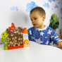 TOOKY TOY Arcade Game Falling Hen Wooden Farm