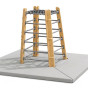 CLASSIC WORLD EDU Wooden Climbing Tower with Safety Mats Set