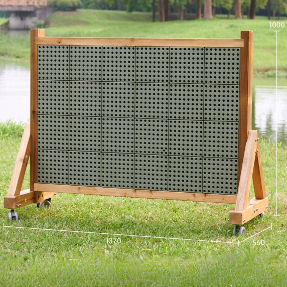 MASTERKIDZ Wooden Wall Board XXL Scientific Creative STEM WALL Outdoor