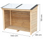 CLASSIC WORLD EDU Wooden Garden Storage Container