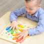 MASTERKIDZ Educational Wooden Finger Counting Board
