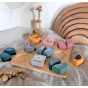 VIGA PolarB Wooden Puzzle Blocks - Animals