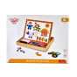 TOOKY TOY Wooden Double-Sided Puzzle Board Magnetic Puzzle Farm