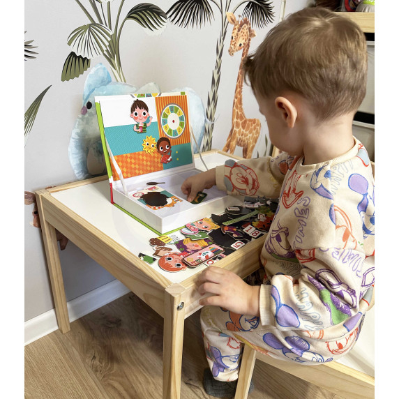 TOOKY TOY Wooden Puzzle Magnetic Box
