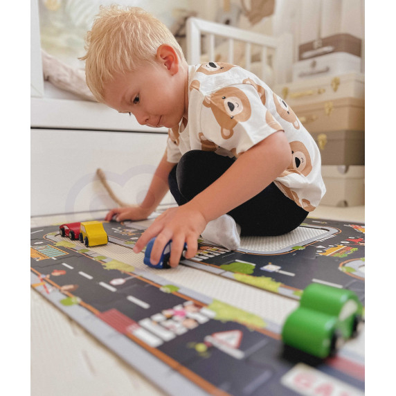 TOOKY TOY Road Puzzle for Children Highway Model 21 pieces FSC Certificate