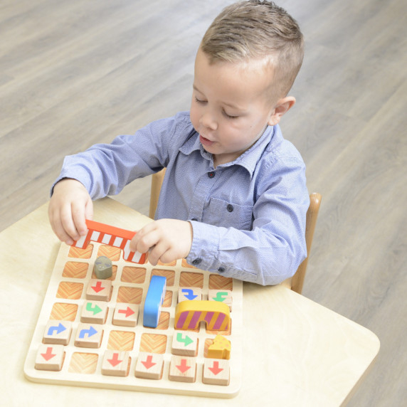 MASTERKIDZ Early Learning Programming Puzzle Game Find the Path to the Cheese!