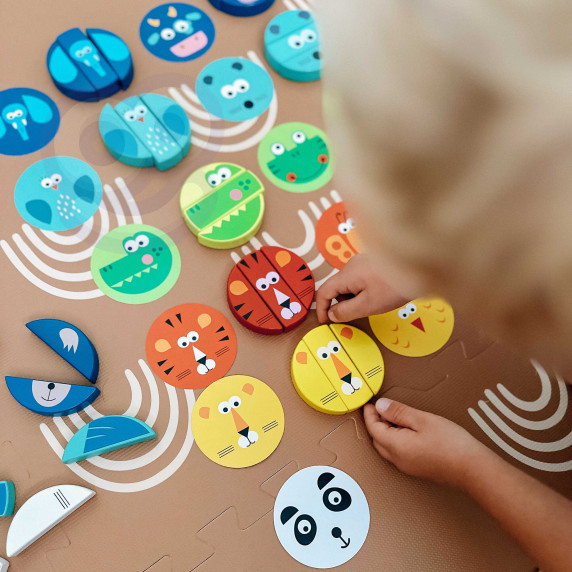 TOOKY TOY Skill Game Animal Blocks FSC Certified