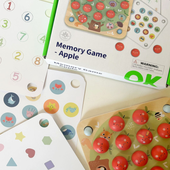 TOOKY TOY Memory Apple Memory Game