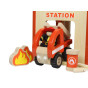 MASTERKIDZ Mini Fire Station Wooden Set
