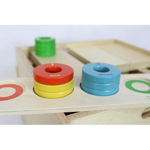 MASTERKIDZ Montessori Colors and Sizes Learning Game