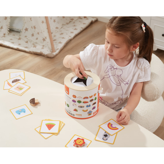 VIGA Wooden Blind Game Pattern Drawing