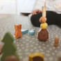 TOOKY TOY Forest Set Stackable Puzzle Blocks Figures