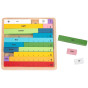 TOOKY TOY Wooden Math Board Learning Counting Abacus