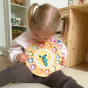 TOOKY TOY Wooden Clock Educational Toy Learning Time Shapes