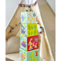 TOOKY TOY Wooden Blocks Educational Puzzle + 6 Play Figures 12 pcs.