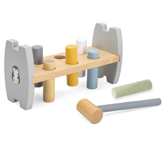 VIGA PolarB Wooden Penguin Montessori Hammer